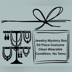 VTG/Modern Jewelry Mystery Box - 50 Piece Lot Wearable No Junk.